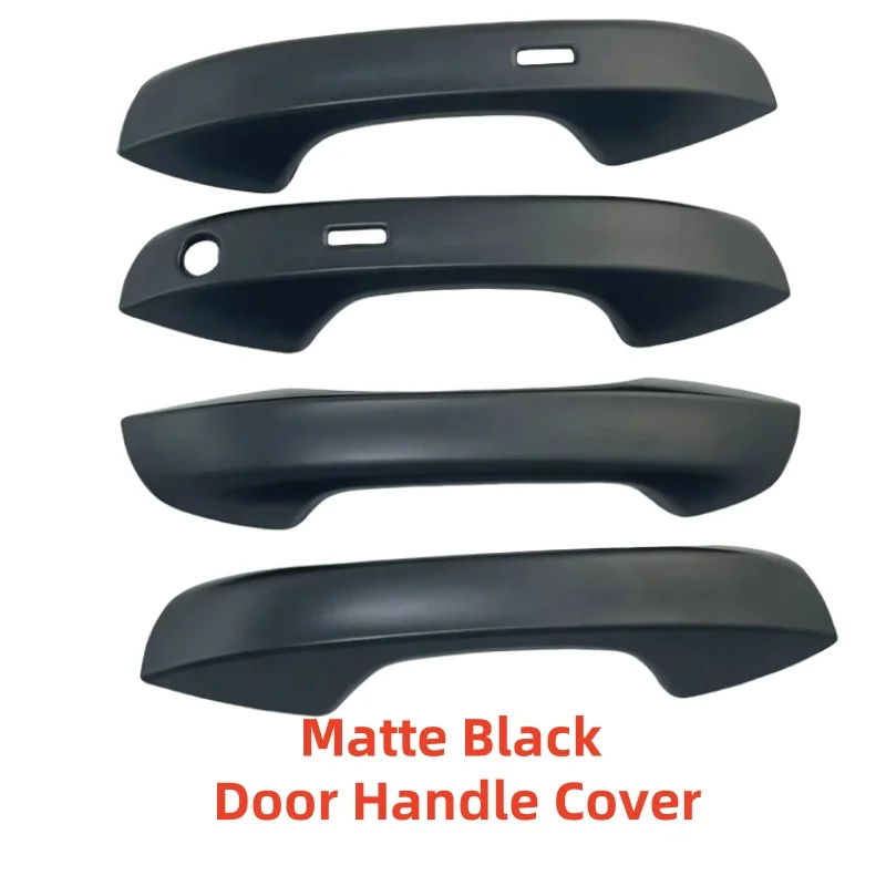 YOYO Matte black Retrofit Car Accessories Door Handle Cover Trim Paste Style For Volkswagen Golf 8 ID3 T7 2021 2022 2023 2024