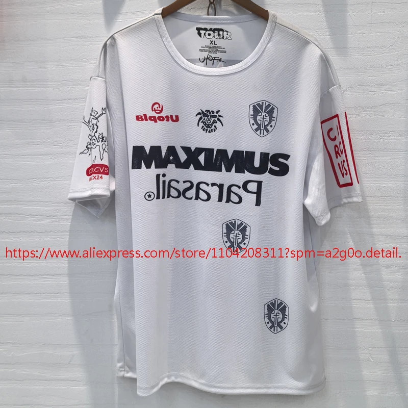 Cactus Jack T-shirt Mesh Ventilation Breathable Sports Round Neck Quick-drying High-quality Utopia Short Sleeve