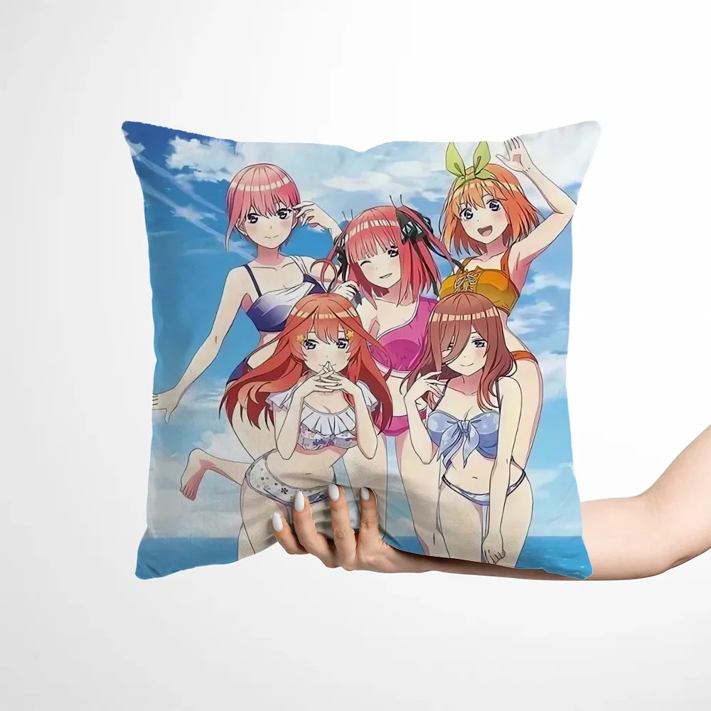 The Quintessential Quintuplets Cute Pillows for Decoration Kawaii Cushion Cover 50x50 Room Cushions Body Pillow Cover 45x45 Hugs