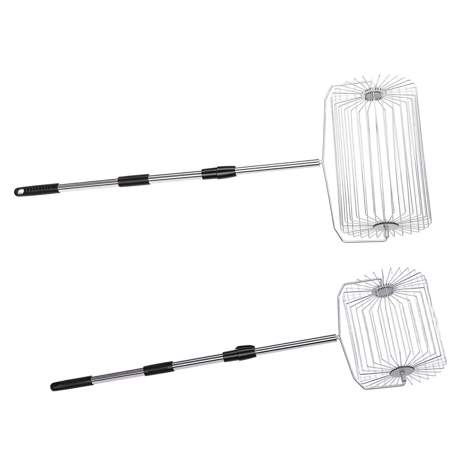 Tennis Ball Picker Stainless Steel Roller Ball Picking Tool Garden Fruit Collector Large Capacity
