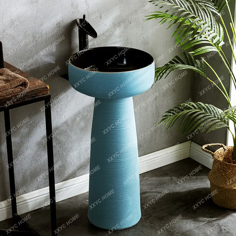 

Vertical Wash Basin Integrated Column Type Washbasin Pedestal Basin Wash Basin