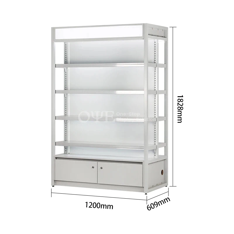 custom.Makeup Modern Interior Decoration Cosmetic Shop Display Furniture Designed Cabinet Showcase