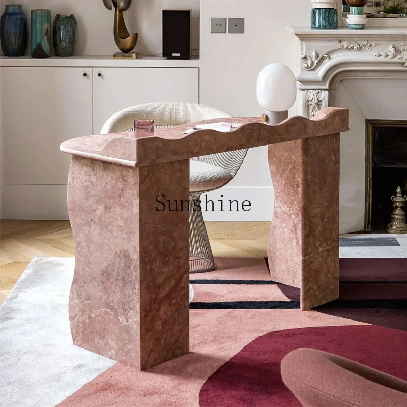 

Italian light luxury high-end villa living room leisure creative design piano table desk