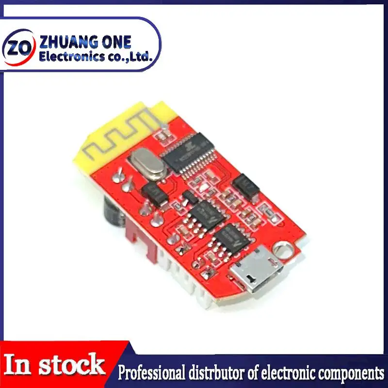 CT14 Micro 4.2 Stereo Bluetooth Power Amplifier Board Module 3.7v 5VF 5W+5W Mini with Charging Port for Refitting Idle Sound Box