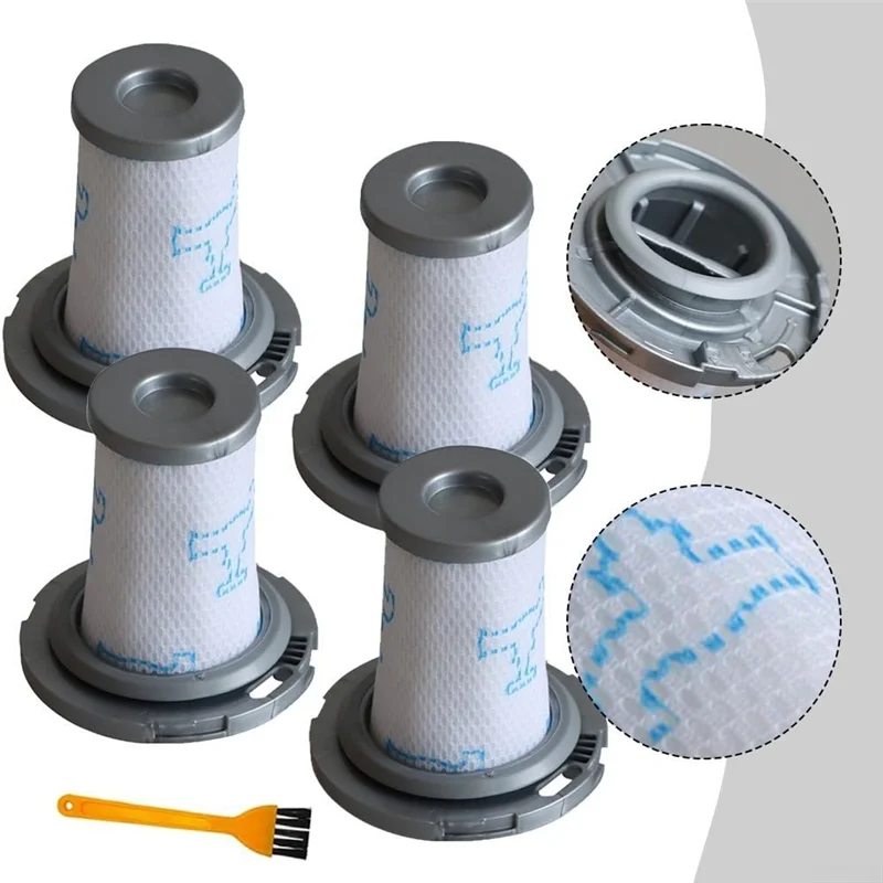 مجموعة مرشح بديلة ABNL للمكانس الكهربائية X-Force Flex 8.60 RH96 X-Pert 6.60 RH68، والمرشحات القابلة للغسل وفرشاة التنظيف