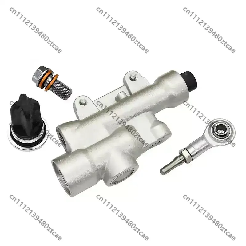 Motorcycle Rear Hydraulic Brake Master Cylinder Assembly, Dirt Bike Off Road Rear Brake Pump Modified Replacement Accessories