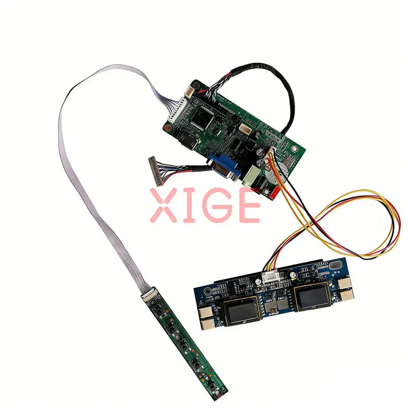 

LCD Matrix Controller Drive Board Fit HT15X23 LTM15C458 LTM150XH HSD150MX13 4-CCFL HDMI+VGA LVDS-20Pin 1024x768 1024*768 Kit DIY