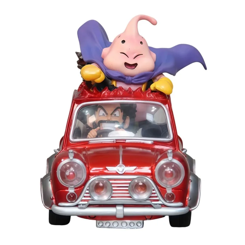 

Фигурка Dragon Ball: Классическая серия мотоциклов, Сатана на мотоцикле, Фат Буу, милый мультяшный аниме-мотоцикл, модель Буу, украшение, подарок