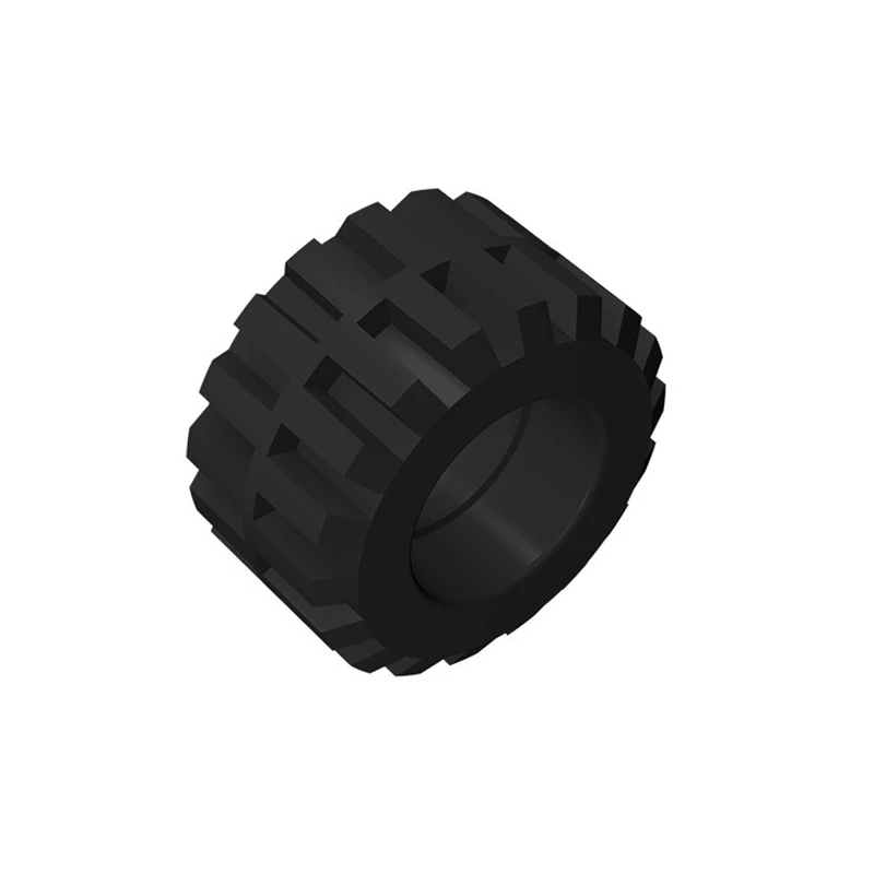 MOC Set GDS-1069 Tire 21mm D. x 12mm-Offset Tread Small Wide, Band Around Center of Tread compatible with lego 87697 6015 60700