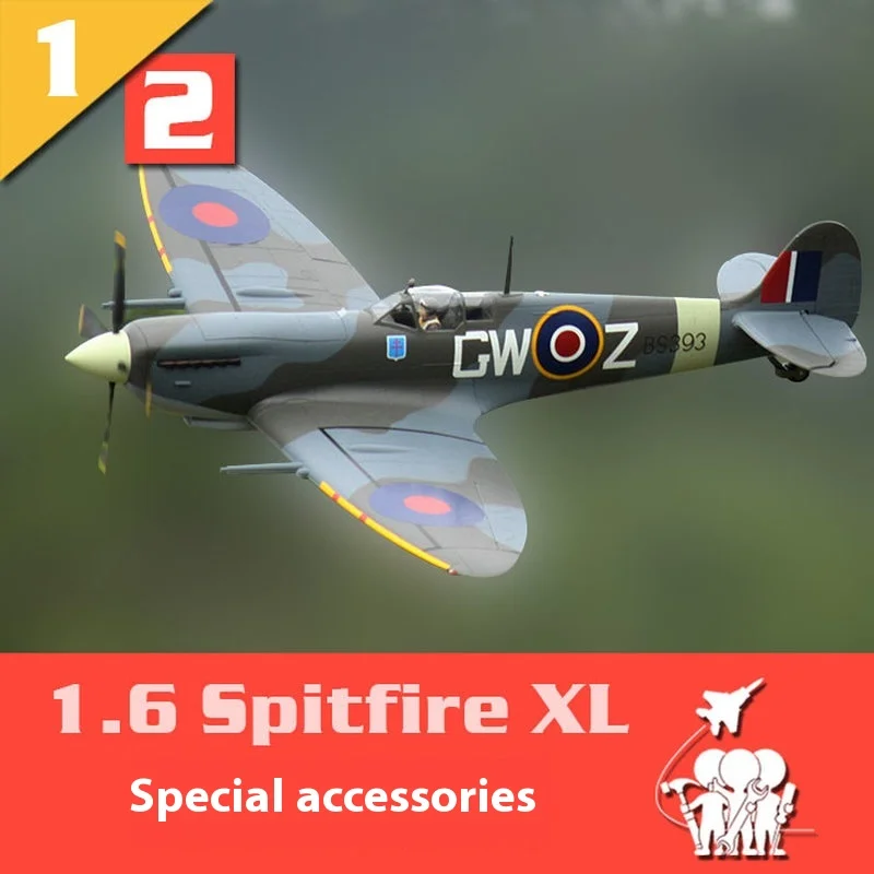 Freewing Flightline 1600mm Spitfire Accessories Body Main Wings Vertical Tail Propeller Paddle Cover Landing Gear Flat Tail