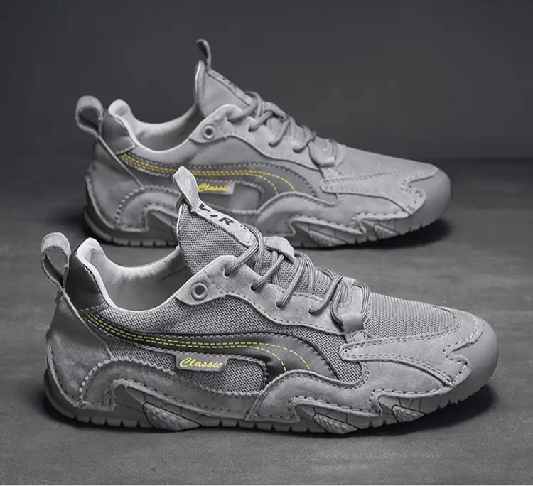 

Genuine leather low-top fashionable casual shoes are suitable and breathable men shoes mens sneakers