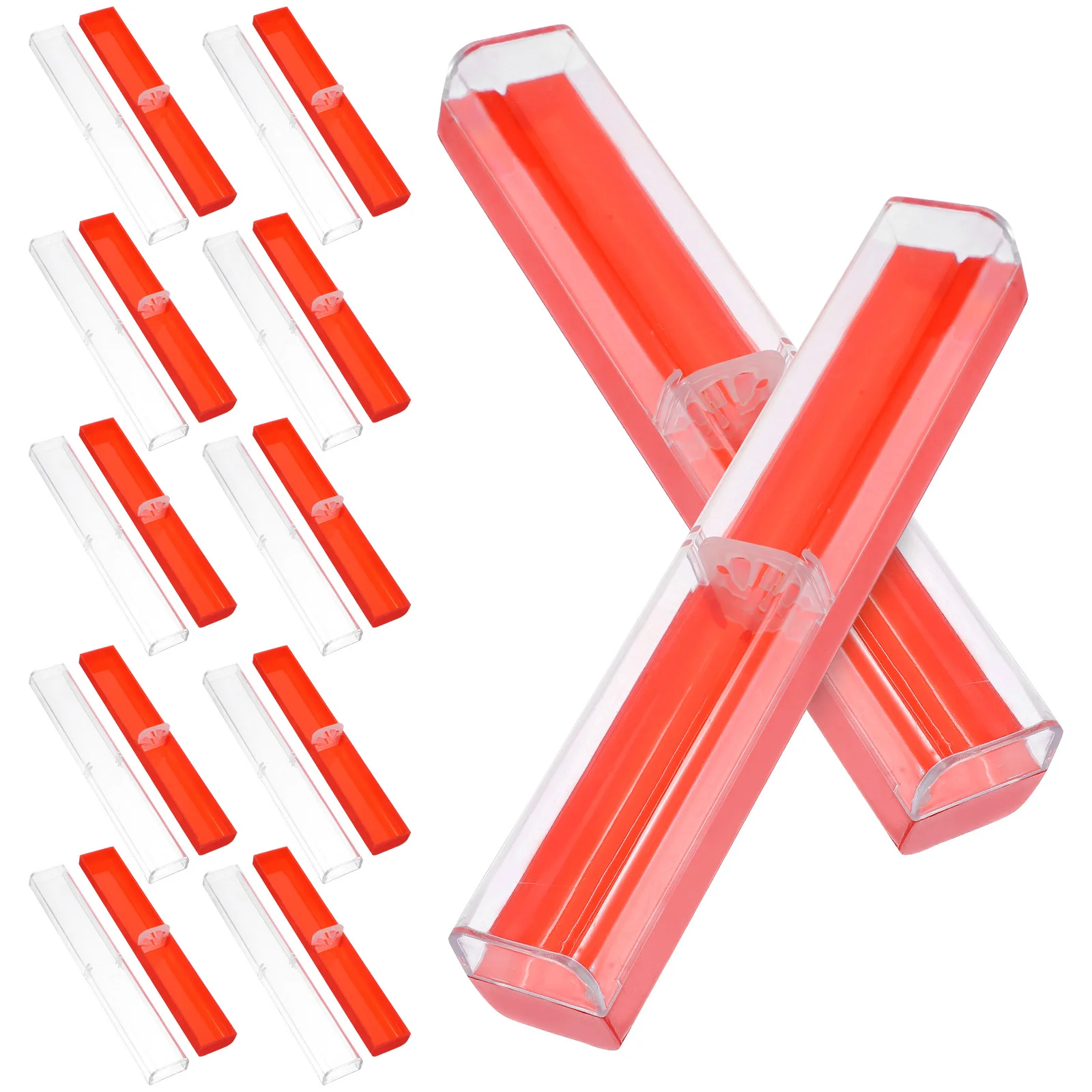 

12 Pcs Pen Display Case Single Holder Empty Presentation Boxes Fountain Container