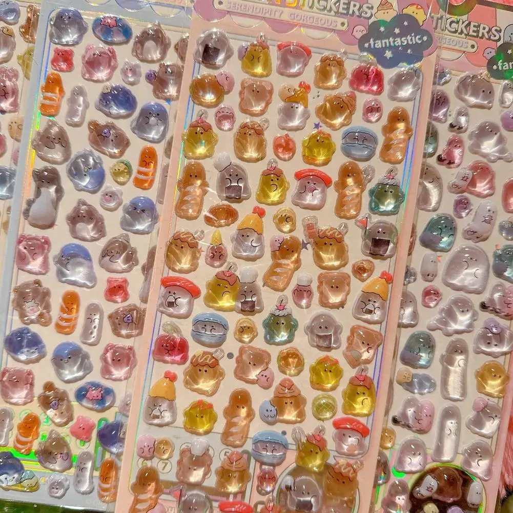 �y�Z�[�����z���� 3D �����[�t�h���b�v�X�e�b�J�[���킢�������L�����f�B�[�S�[�X�g�X�N���b�v�u�b�L���O DIY �W���[�i������X�e�b�J�[�f�R�w�Z�����p�i