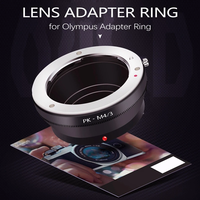 Hot Sale-Pk-M4/3 Adapter Ring For Pentax Pk Lens To Micro 4/3 M43 Camera Body For Olympus Om-D E-M5 E-Pm2 E-Pl5 Gx1 Gx7 Gf5 G5 G