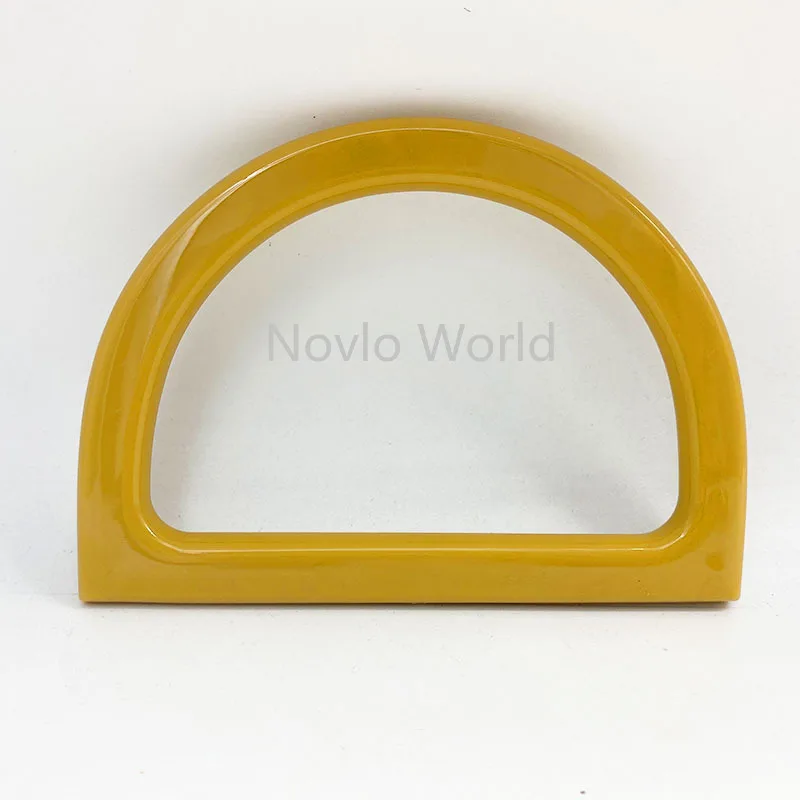 10-20-50 pieces 12x8.5cm Hot Selling Resin Unique 2022 New Style D-Shaped Handle For Fashion Woman Bag Luggage Parts