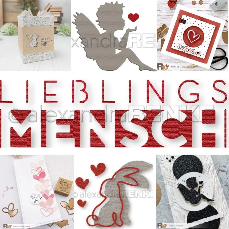 Box Rabbit ears Artist Rabbit closure Metal Cutting Die Scrap booking Background DIY Decoration Craft Embossing Stencil  2025