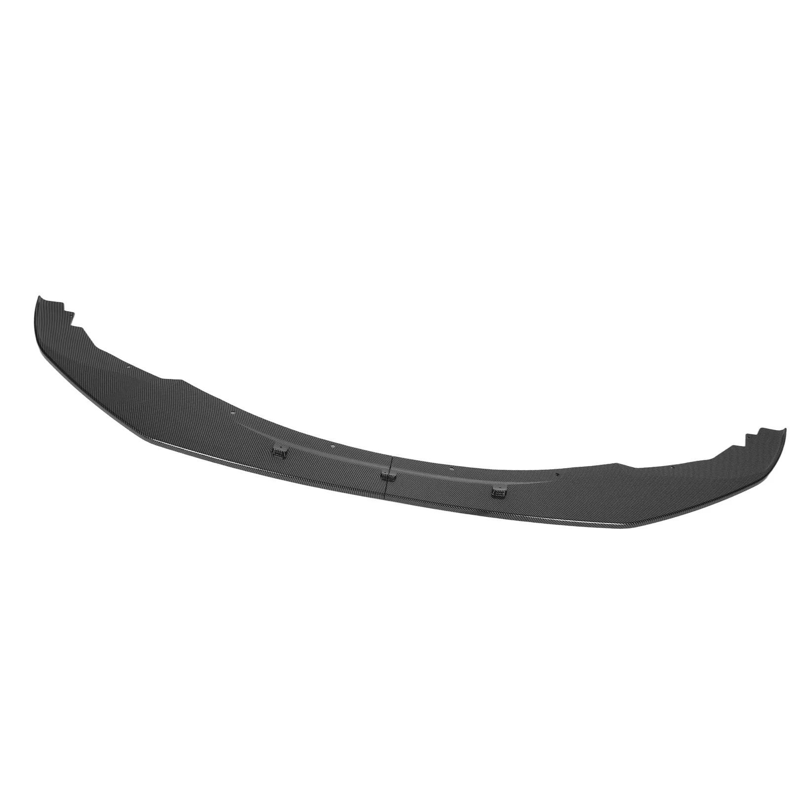 

Front Bumper Lip Spoiler-2 Section Chin Splitter Diffuser Protector Fit For 1 Series F20 F21 Pre LCI M‑Sport, Carbon Fiber Style