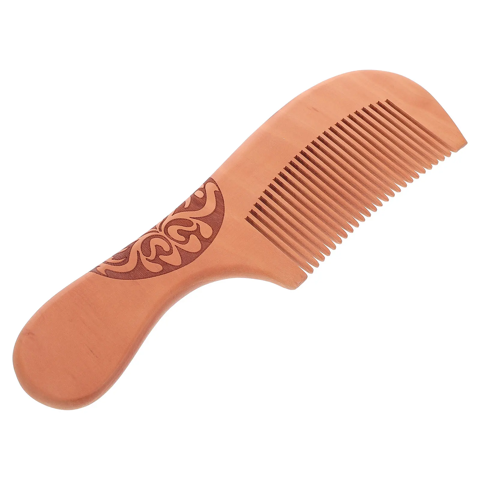 

Wooden Long Handle Comb Polished Beard Barber Bridal Party Woodencombs Lightweight Travel Mens Hair
