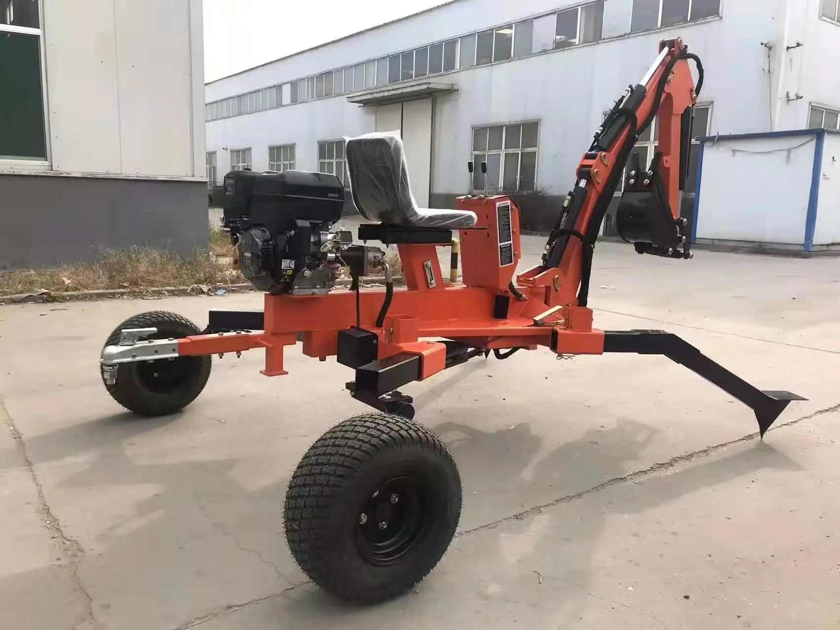 Mini Excavator 360 Degree Rotation Small Backhoe Mini Digging Machine 12HP Diesel Engine or 15HP Gasoline Engine