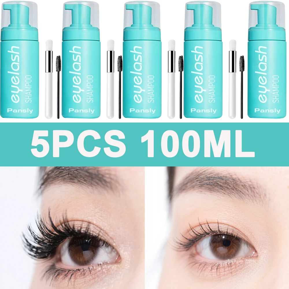 100ML Estensione Delle Ciglia Shampoo Schiuma Palpebra Pulizia Profonda Detergente Per Strumenti di Trucco Mascara Rimozione Colla Salone Uso Domestico