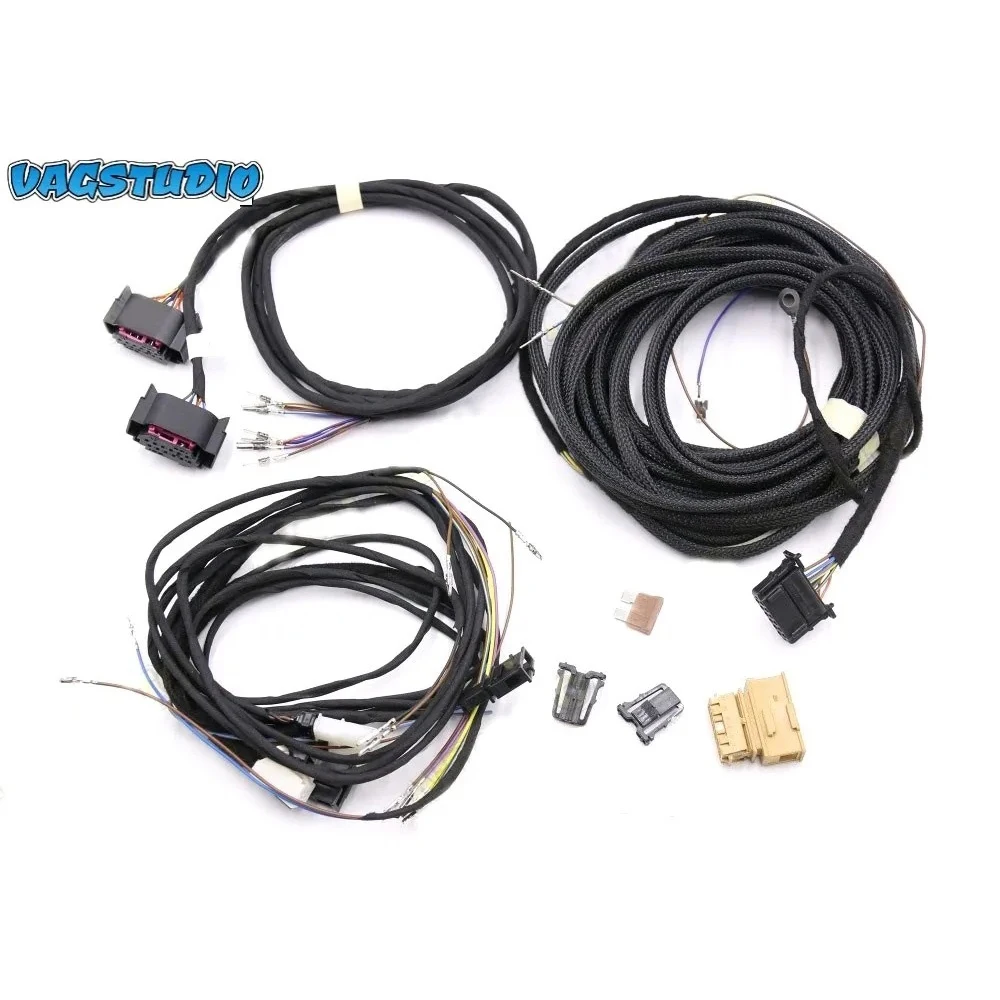 

For VW AUDI A4 B8 A5 B8 DC Facelift -- Blind Spot Side Assist Wire Cable Harness