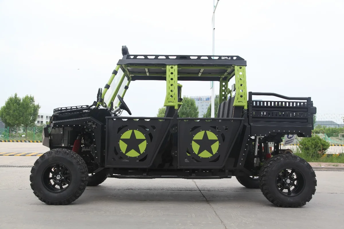 Customization New Design 3 Seats 6 Seats Quad UTV 1000cc ATV Side by Side Atv 4x4 Atv Utv with Electric Dump Bed