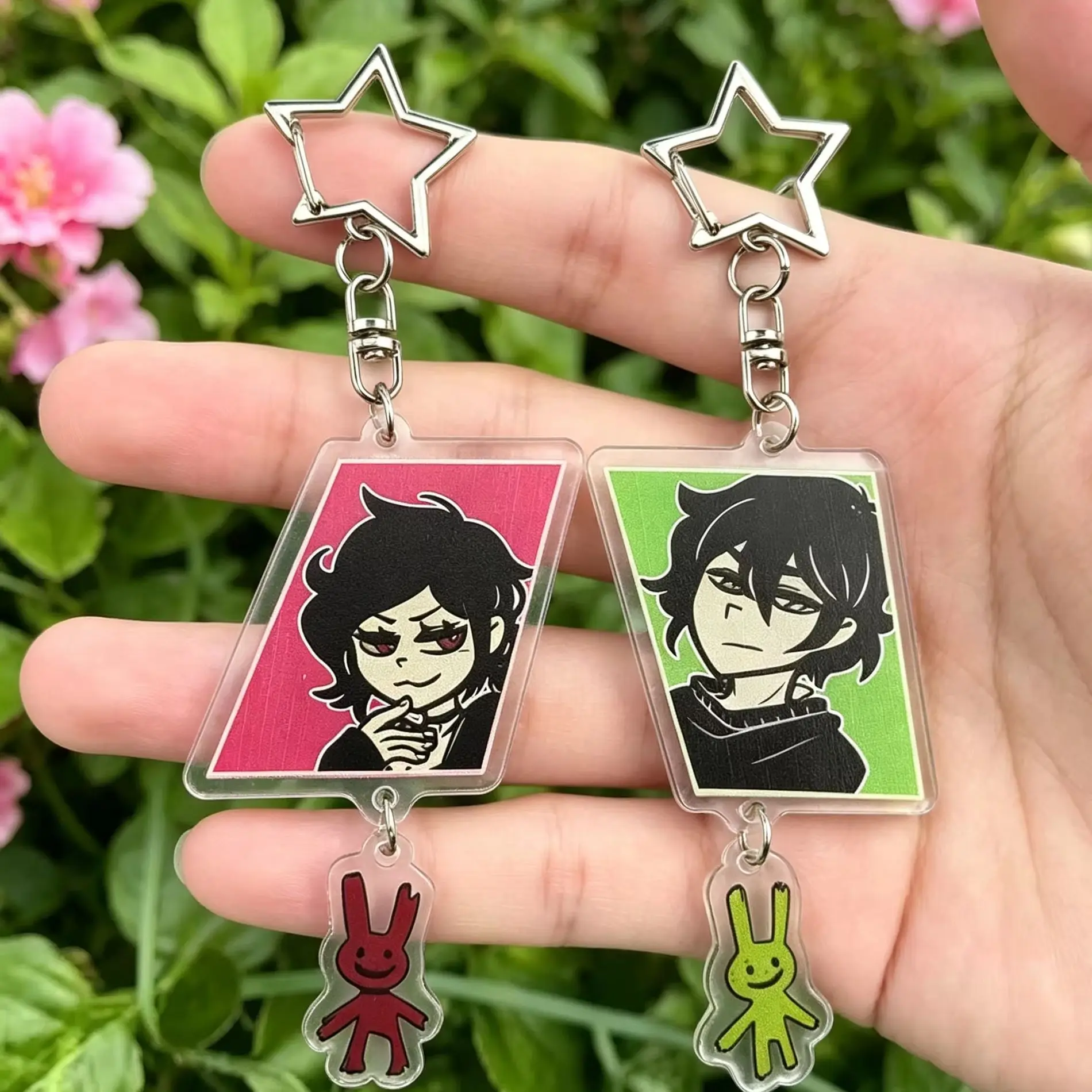 Game The Coffin of Andy And Leyley Cosplay COSTUME Acrylic Key Chains Keyring Prop Xmas Gift