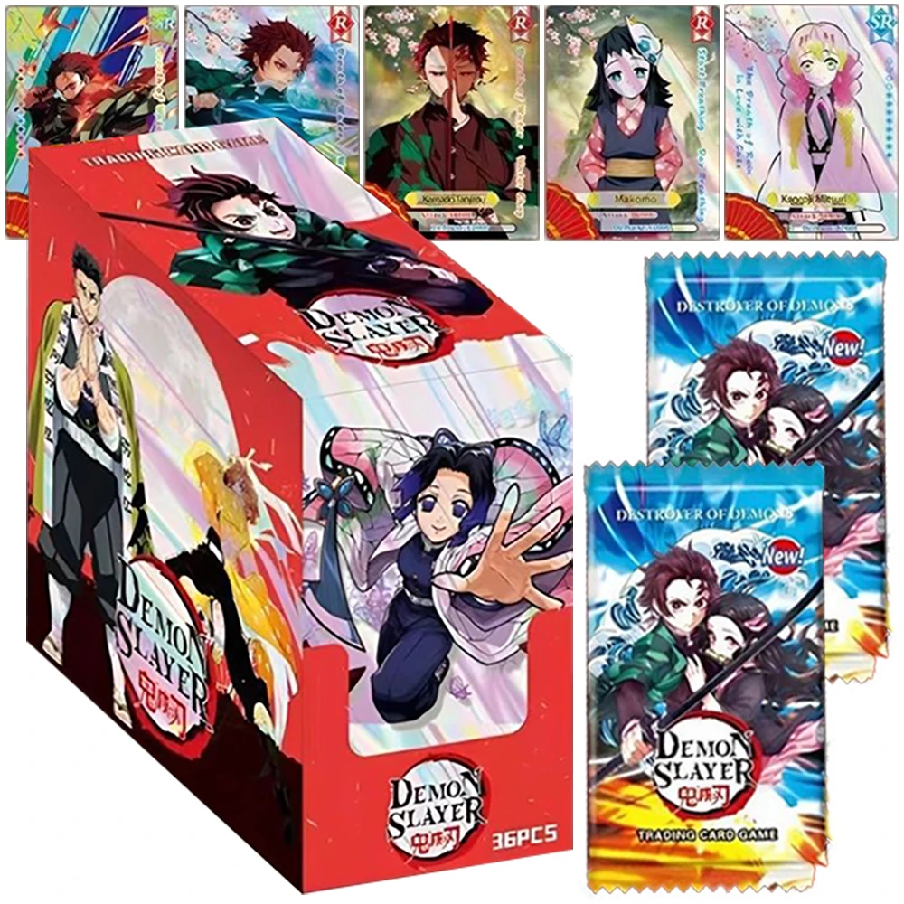 

Demon Slayer Fantasy Anime Collection Card Classic Character Kamado Tanjirou Kamado Nezuko Creative Cards Fans' Favorite Gifts