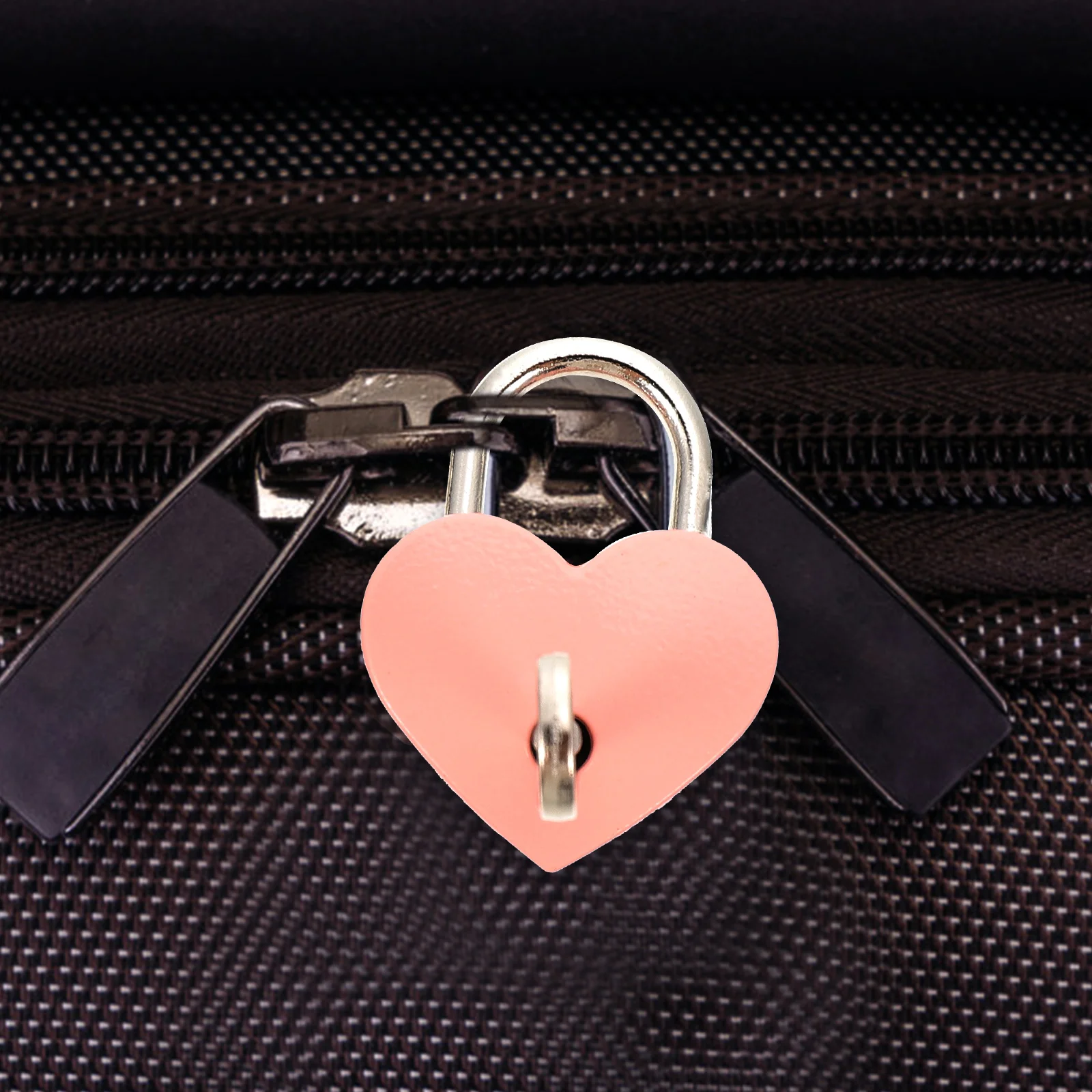 

2 Pcs Mini Lock Small Locks Padlock for Luggage Heart Shape Tiny with Key Jewelry Storage