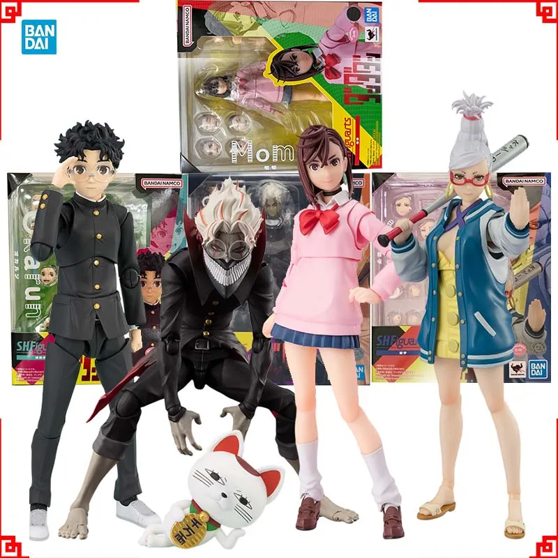 

Bandai DAN DA DAN Anime Figure SHF Ayase Momo Seiko Takakura Ken Okarun Collectibles High Poseability Toys For Boys Gift