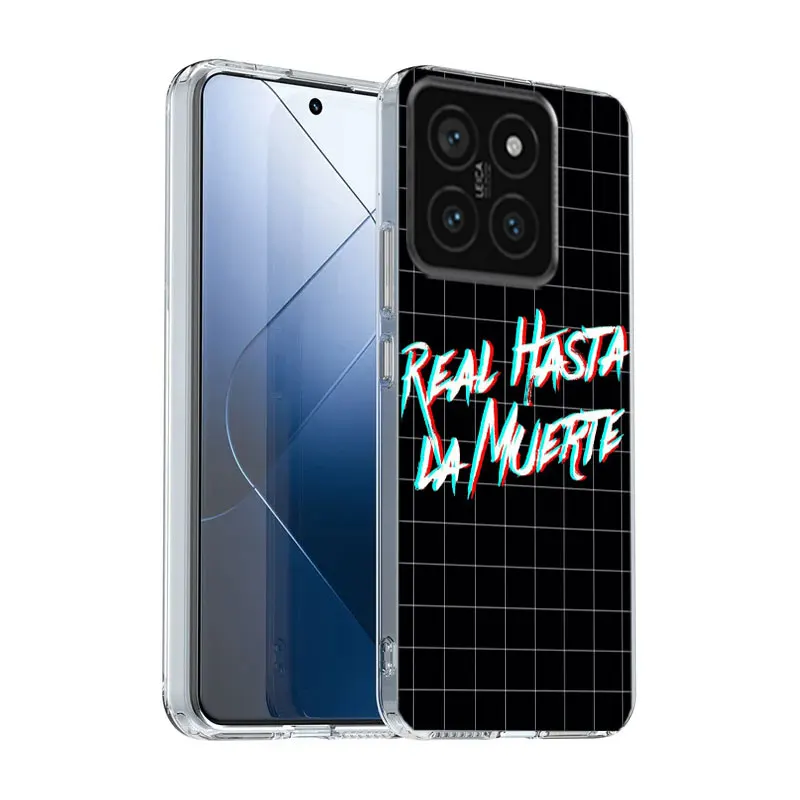 Anuel AA Real H-Hasta La M-Muerte Clear Phone Case For Xiaomi Mi 13 12 12T 11 11T 10 10T Pro 11i 9 9T 8 Lite CC9E A3 A2 TPU Patt