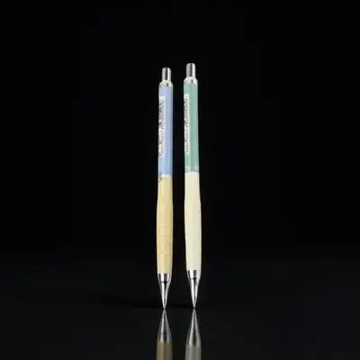 

2 комплекта механических карандашей 0,3 мм, автоматические карандаши со съемным зажимом, сменные стержни, плавное письмо, для рисования и офиса