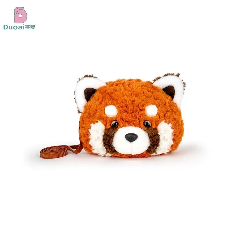 حقيبة كتف يابانية لطيفة على شكل حيوان من القطيفة، حقيبة كتف كرتونية ناعمة ونابضة بالحياة، حقيبة كروس لطيفة، هدية عيد ميلاد للأطفال