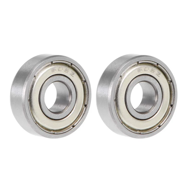 2Pcs 608ZZ Deep Groove Ball Bearing 8x22x7mm Double Shielded Chrome Steel Bearings 2Pcs
