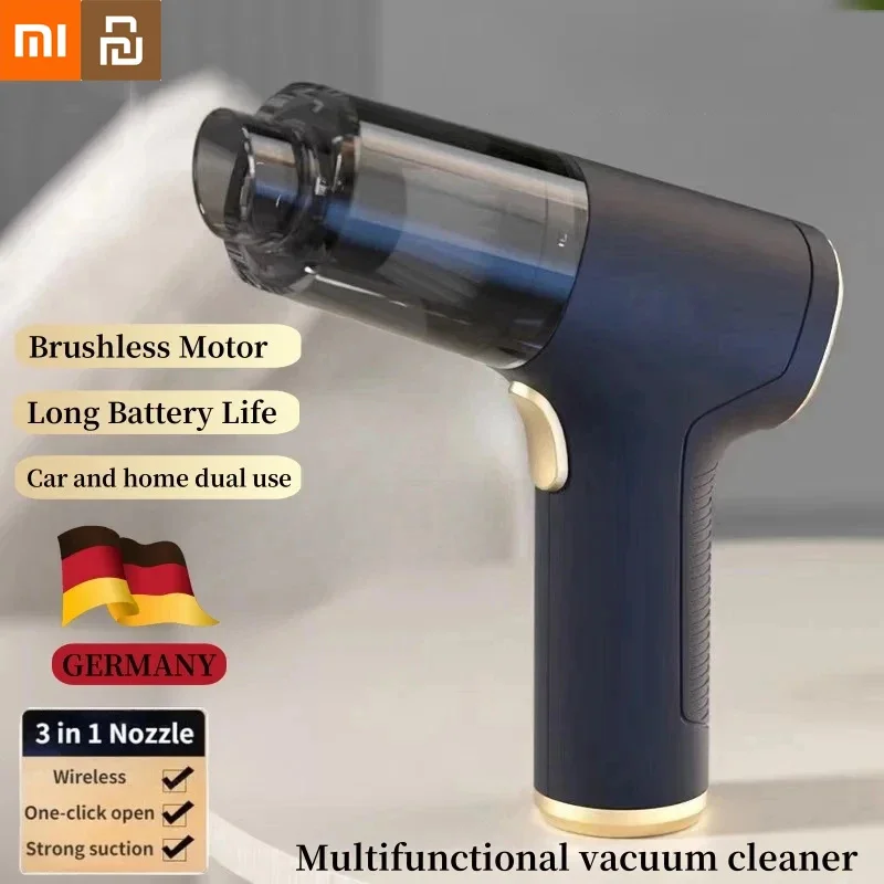 Xiaomi Youpin Wireless Car Vacuum Cleaner Handheld Portable High-power Suction And Blowing Integrated Cleaning Appliance Home Mi