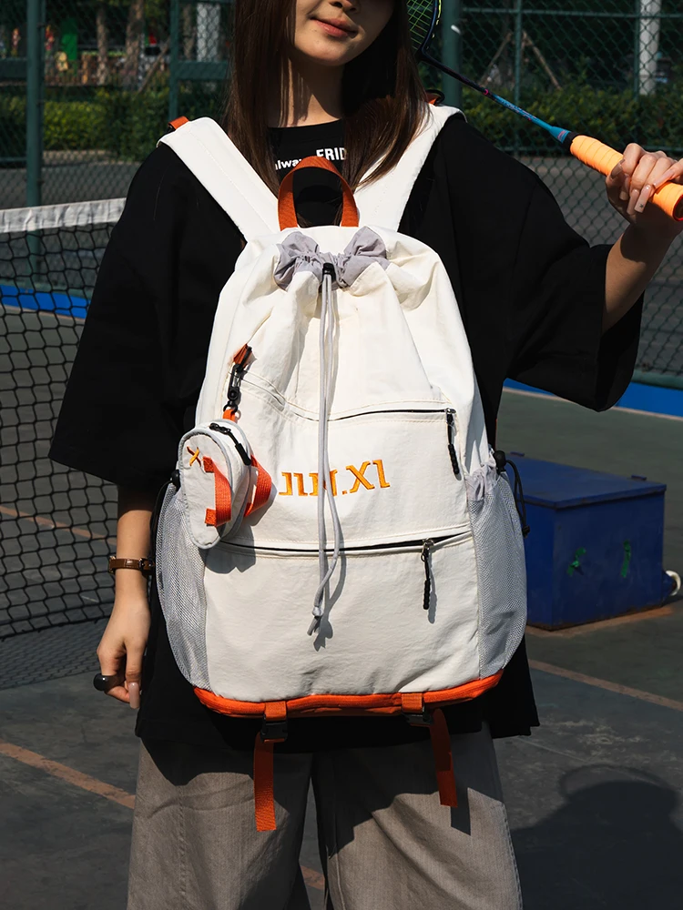 新入荷-スポーツ-バドミントン-テニスバッグ-レディース-ダブルショルダー-トラベルバックパック-フレッシュトライ-42-リターンディファレンスバッグ