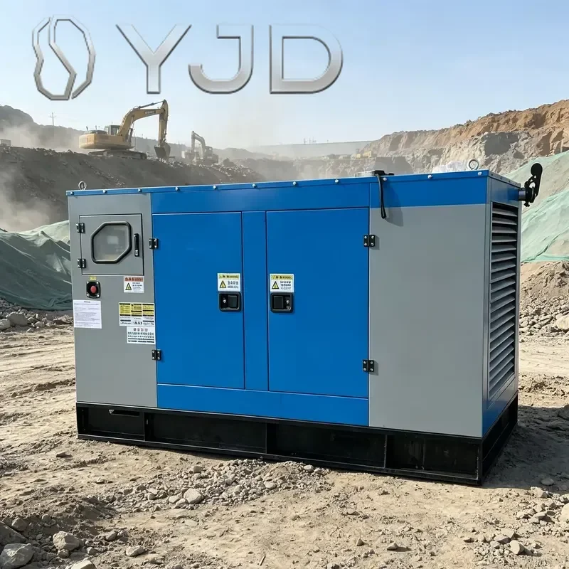 YJD OEM High Power Weatherproof Silent Diesel Generator 100kva Outdoor Industrial 50/60Hz 200A Auto Start ATS Water Cooled