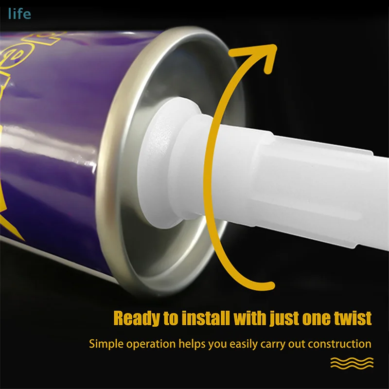 10Pcs Alat Penutup Sekrup Nozel Cadangan Kartrid Mastik yang Dapat Ditutup Kembali, Kit Alat Sealant Nozel Silikon Untuk Menyambung Pipa