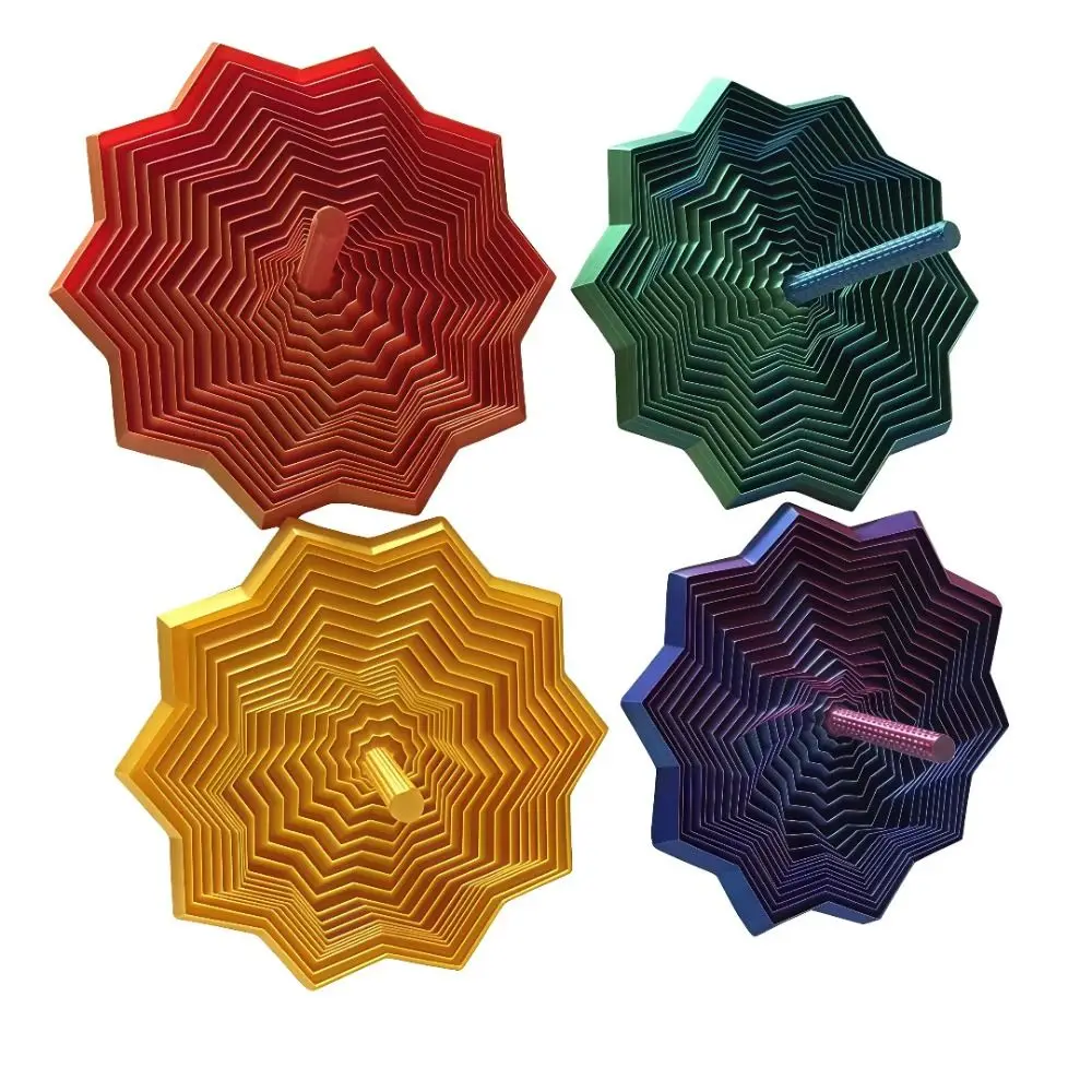 3D Printing Fractal Fidget Star Model Expanded Geometric Design Visual Illusion Hexagon Relaxation Portable AntiAnxiety