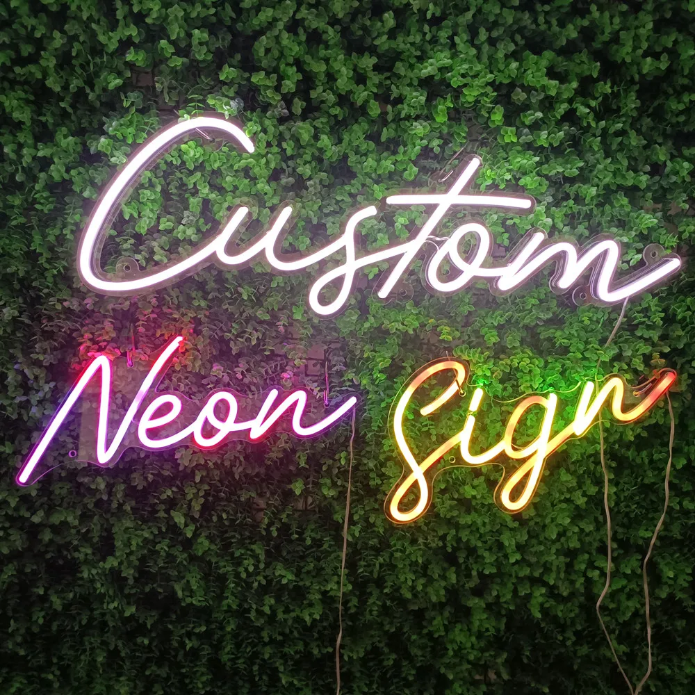 

Custom Neon Signs Wedding Gift LED Neon Light Signs Business Signs Shop Store Name Home Wall Decor Personalized Neon Letter Logo