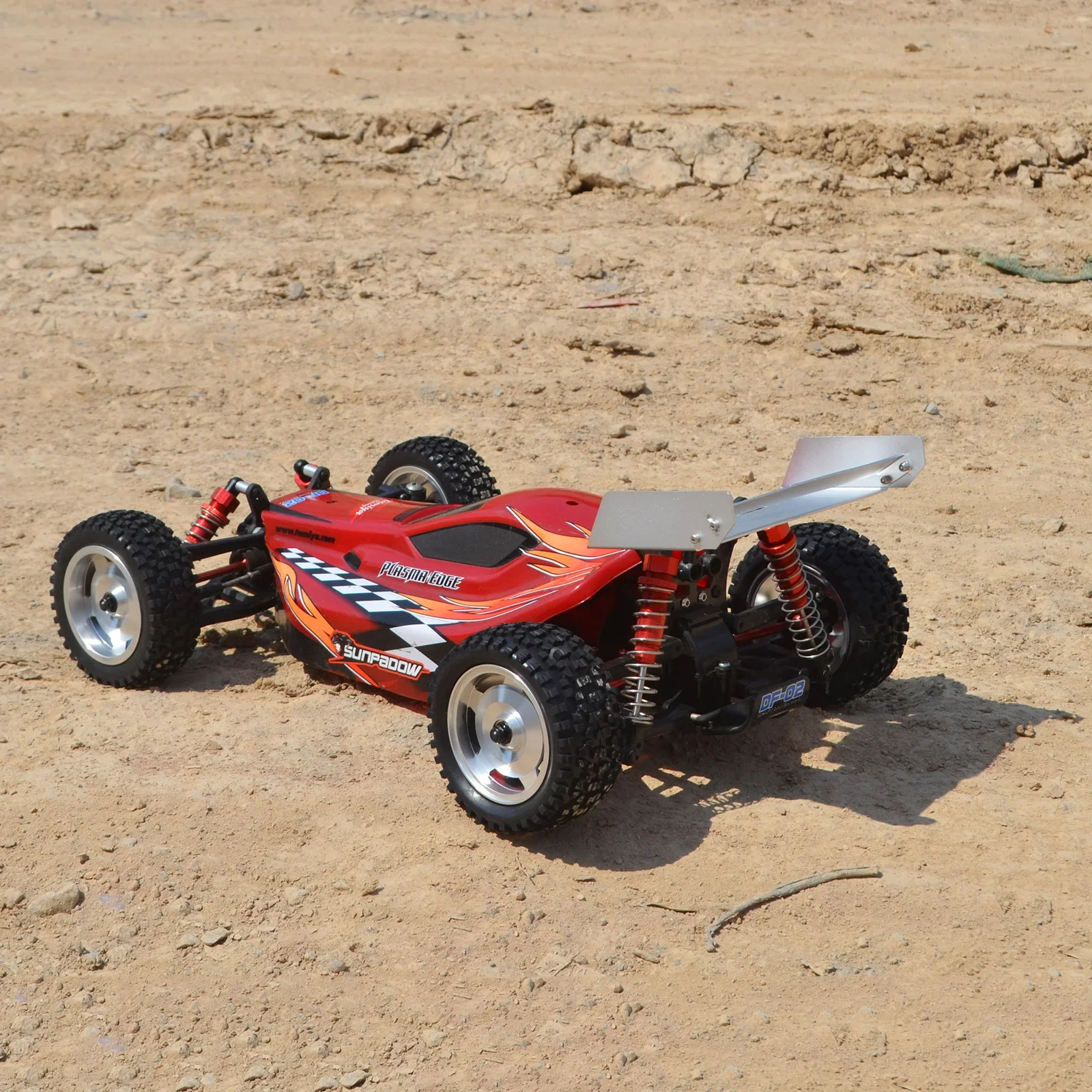 Ruote Buggy in alluminio con pneumatico (anteriore/posteriore) per Tamiya DF02 Avante DT-03T Dark Impact Top Force TD4 Kyosho 4WD 1:10 RC Car Buggy