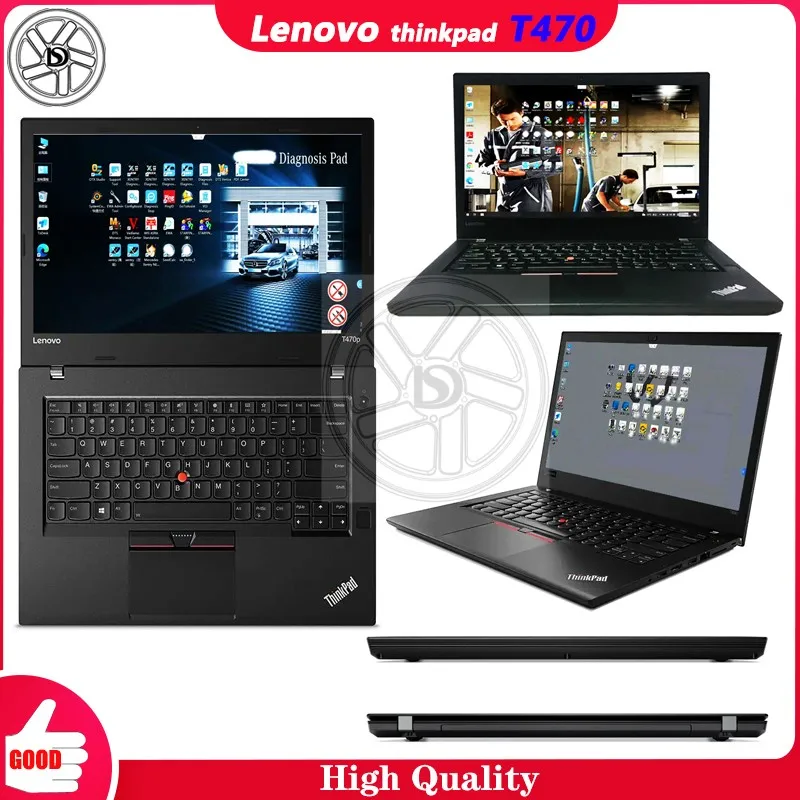 Lenovo T470 Core i5 4G/8G RAM HDD/SSD Diagnostic Rugged Laptop for Mb Star C4/C5/C6 or ICOM NEXT/A2/A3 and 5054A Diagnostic Tool