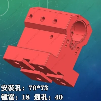 BMT40/45/55/65 Power-Turret, fester Revolverkopf, Endflächenbohrung, Außendurchmesser U-Bohr-, Dreh- und Fräskopf – Detail 3