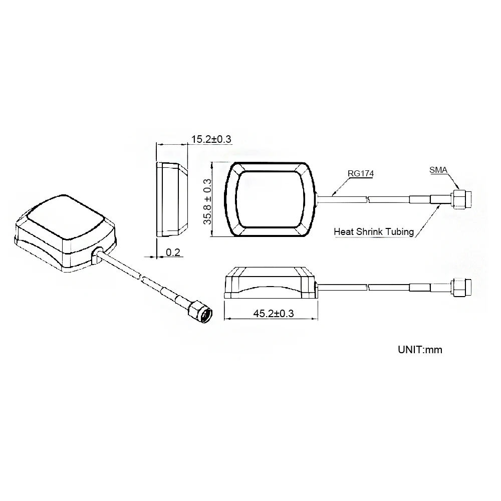 Beidou GPS Antennen navigation, Beidou Navigation externe Magnet antennen