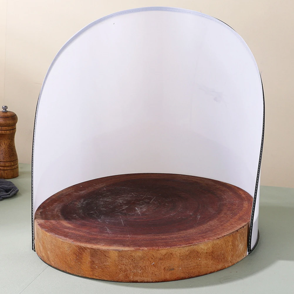 

Plastic Baffle Board Food Material Non Deformed Rim Foldable Chopping Opaque Cutting Round