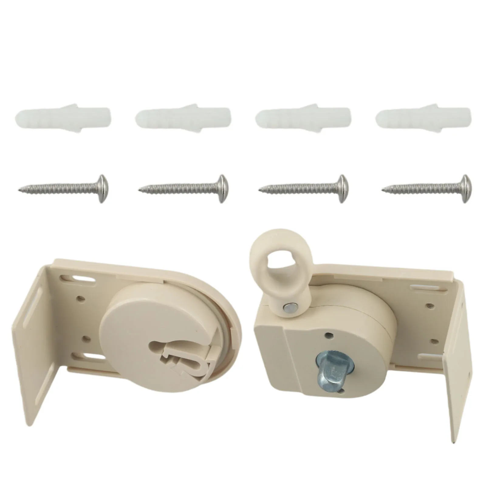 

20) Улучшите свои наружные рулонные шторы с бежево-черными монтажными кронштейнами, эффективные запасные части для солнцезащитного козырька