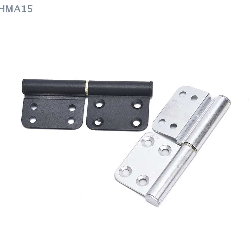 Aluminum door black flag hinge detachable 4 inch kitchen door hinge X2