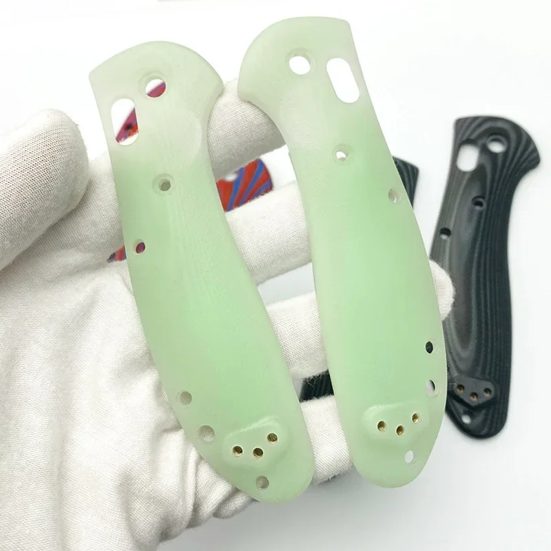 A PairG10 Composite Handle Scale Replacement for BM 550/551 Balisong - DIY Customization Kit with Pivot Screws