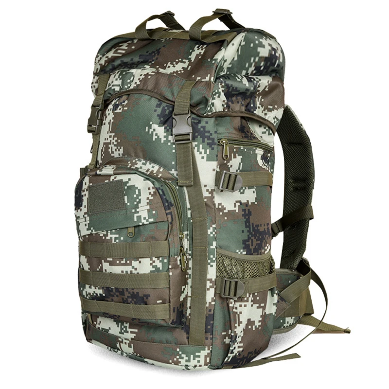 50L Military Tactics Backpack Large Capacity For Men Oxford Army Bag Climbing Hiking Travel Bag Mochila Camouflage Backpack