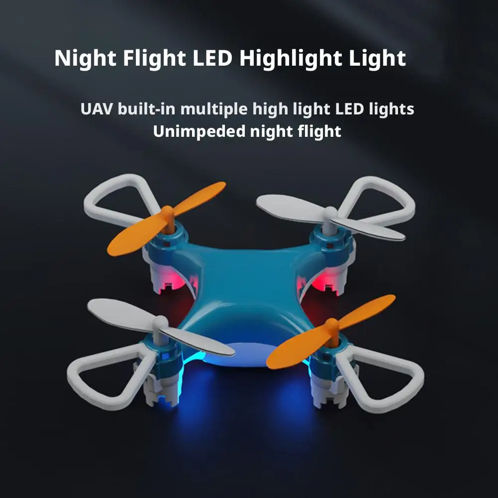 Beginnerdrone met één toets opstijgen Hoogte Hold 360 °   Flips LED-verlichting Crash Proof Design Draagbare afstandsbediening Opslag